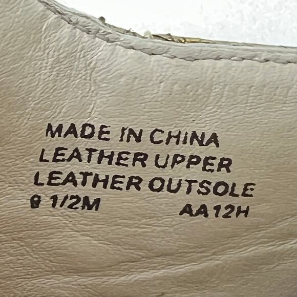 Michael Kors Gold Metallic T-Strap Heeled Sandals Shoes | Size: 9.5M - Picture 12 of 13